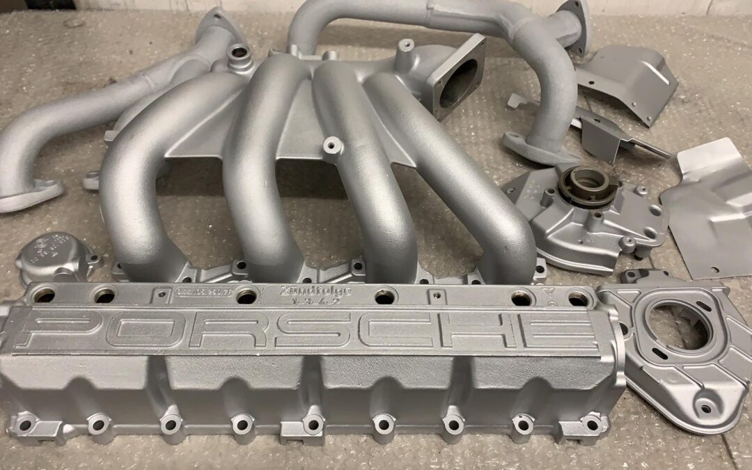 Glacier Silver Ceramic Coated Porsche Parts