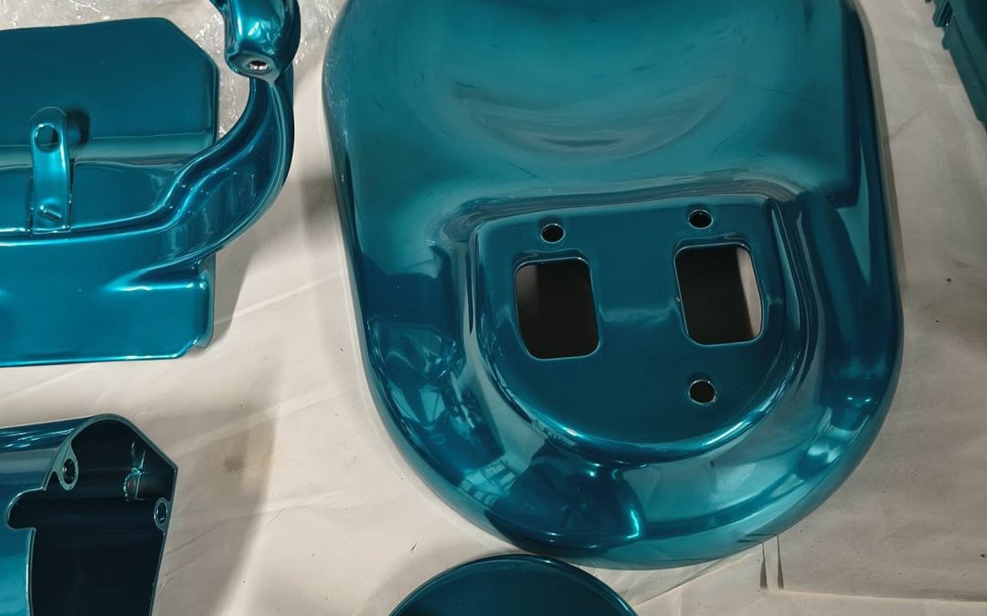 Teal Over Chrome Silver