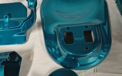 Teal Over Chrome Silver